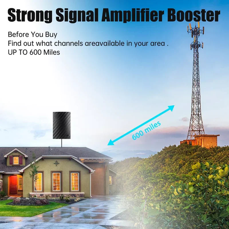 Long-Range 4K Antenna: 600-Mile Reach, Zero Subscription