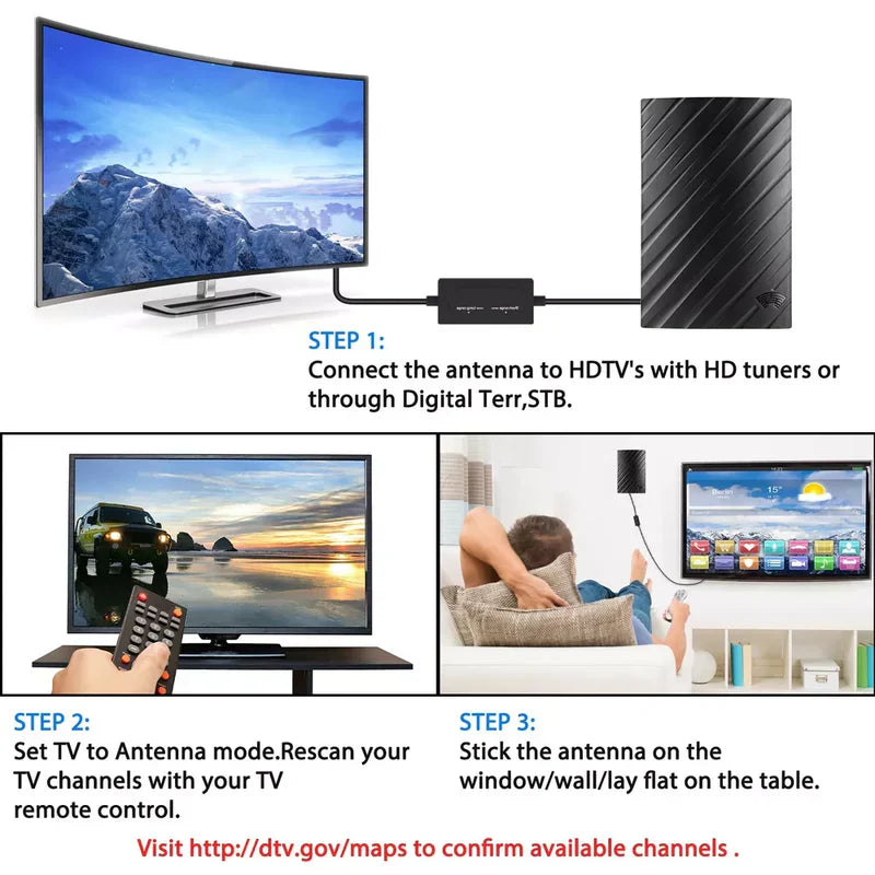 Long-Range 4K Antenna: 600-Mile Reach, Zero Subscription