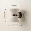 Bronze & Linen Wall Light
