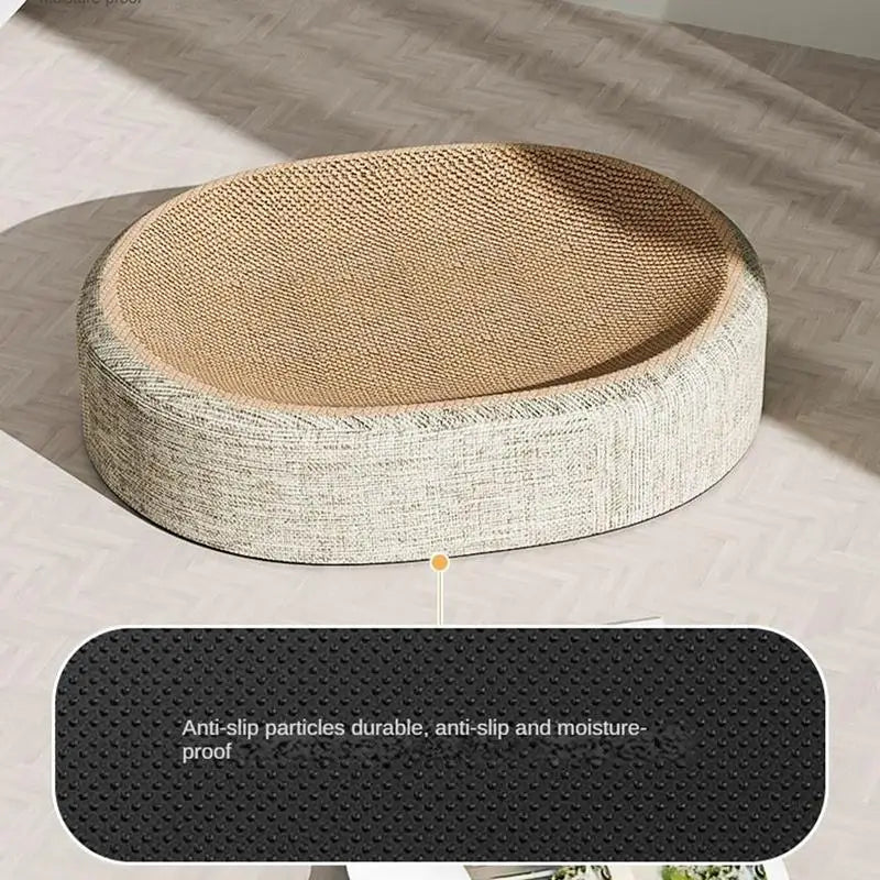 Sisal Cat Scratcher Bed: Scratch and Rest in One