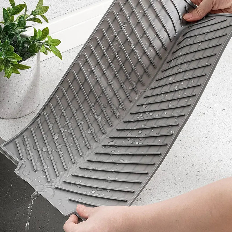Silicone Dish Drying Mat: Tidy, Absorbent Countertop Upgrade