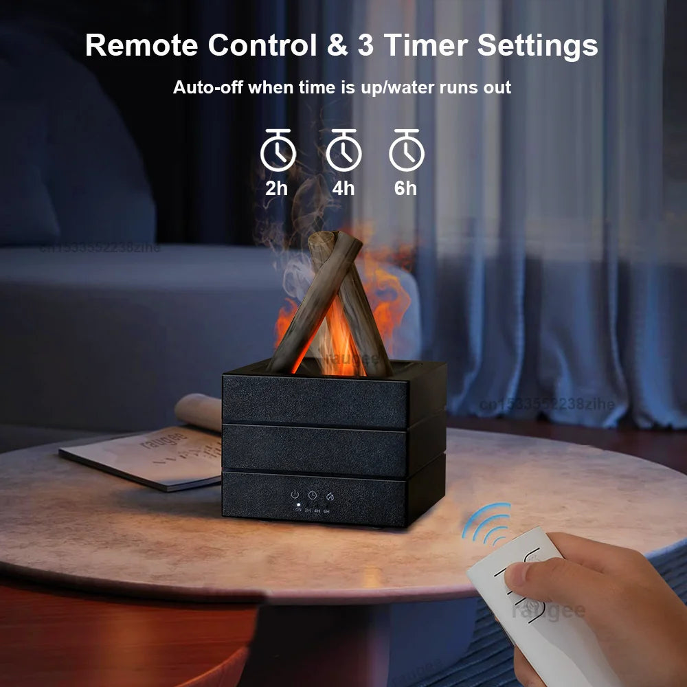 Flame Aroma Diffuser and Humidifier: Mist Meets Ambient Glow