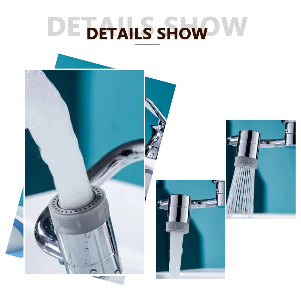 1080° Rotating Faucet Extender: Flexible Reach for Any Sink