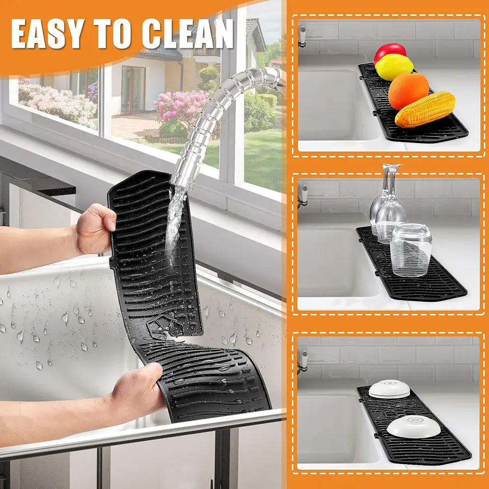 Silicone Sink Splash Guard: Keep Countertops Cleaner
