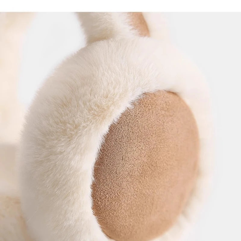 Plush Ear Muffs Winter Headband: Soft Protection from the Cold