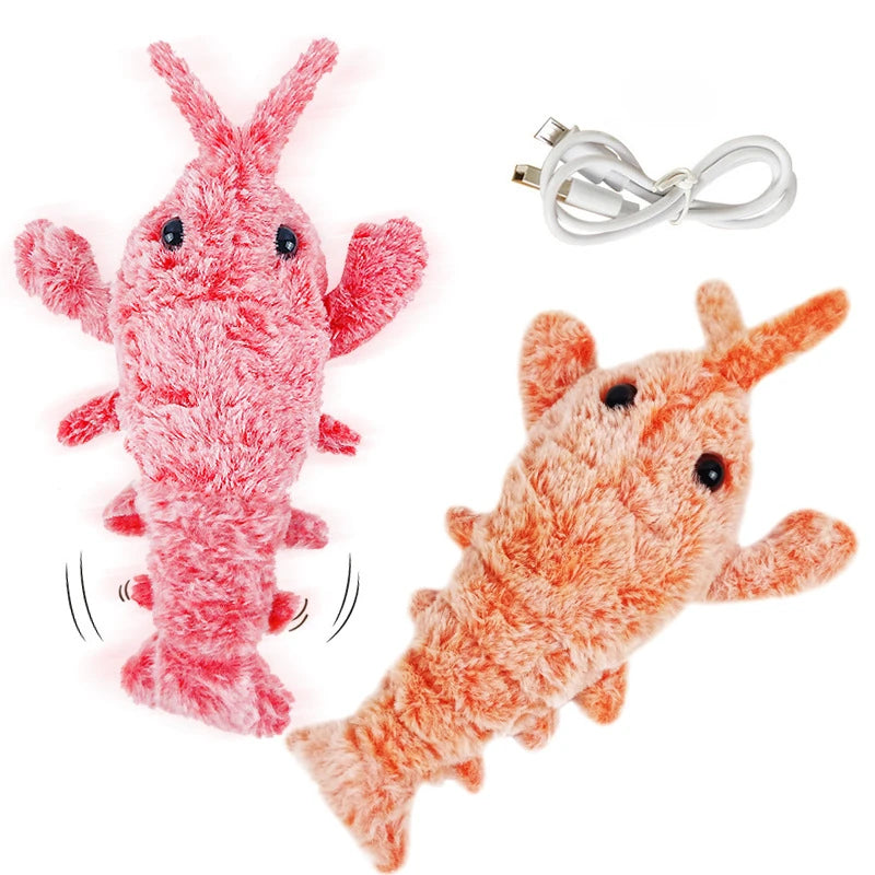 Electric Jumping Shrimp Pet Toy: Active Play for Curious Pets