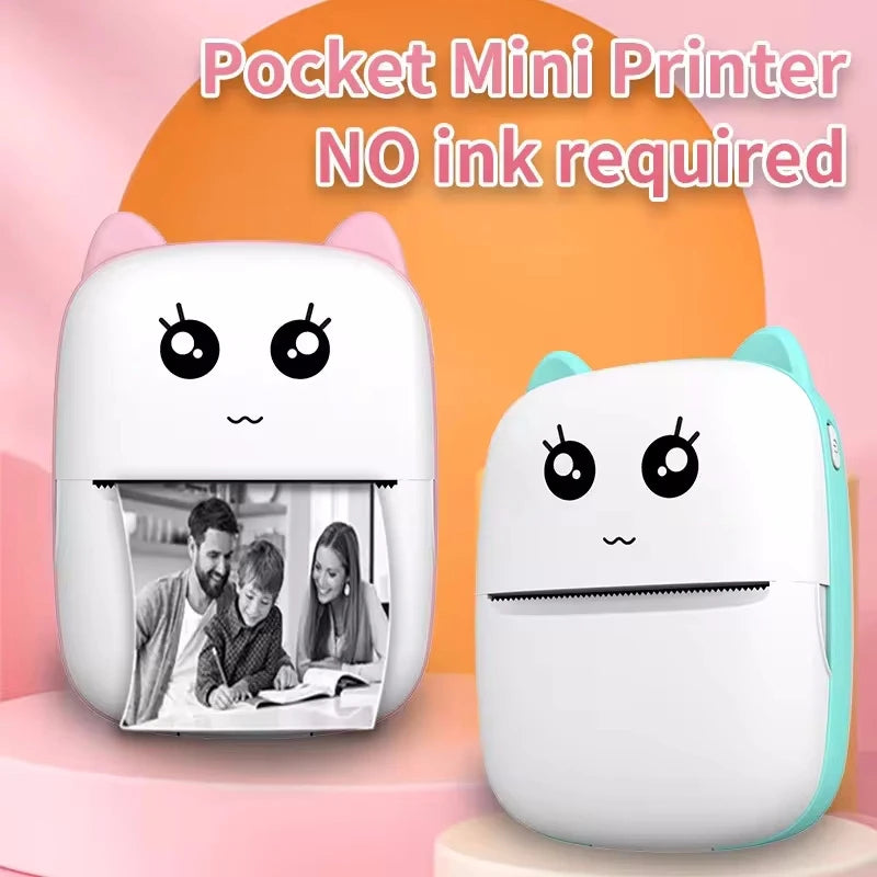 Mini Wireless Thermal Label Printer: Print Notes and Labels Anywhere