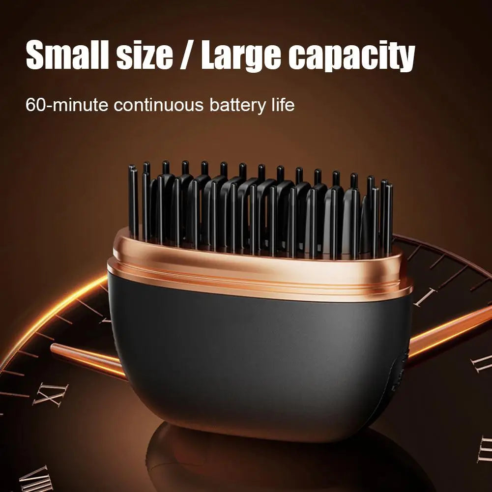 Wireless Ceramic Hair Straightener: Cordless Styling, Anywhere