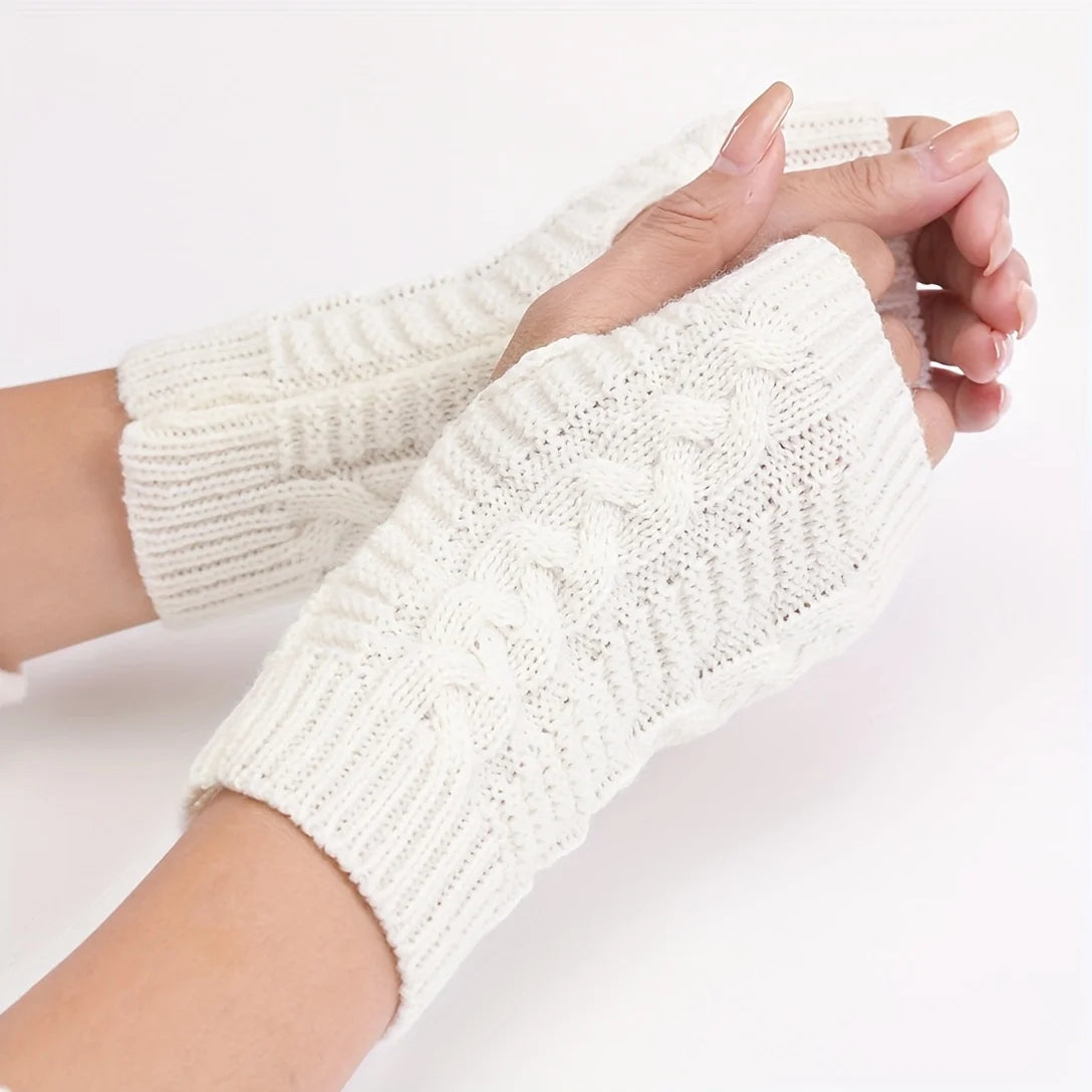 Knit Fingerless Gloves for Women: Warm and Stylish