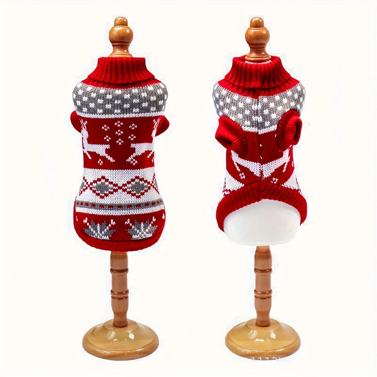 Knitted Dog Christmas Sweater: Festive Warmth for Small Pets