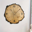 Rustic Wood Slice Wall Clock