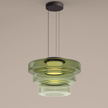 Bauhaus Layered Glass Pendant Light