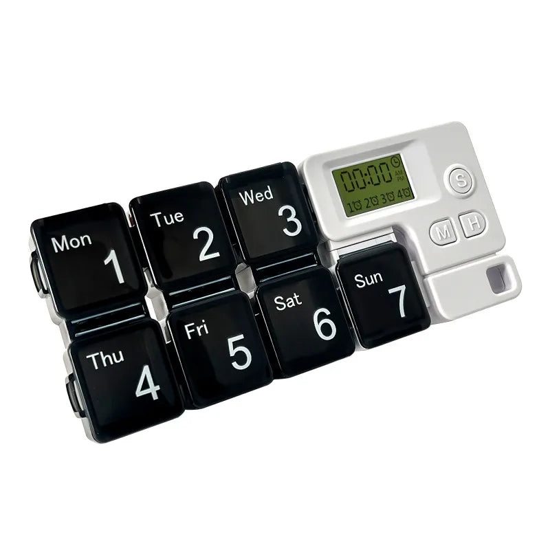 Electronic Weekly Pill Organizer: Never Miss a Dose