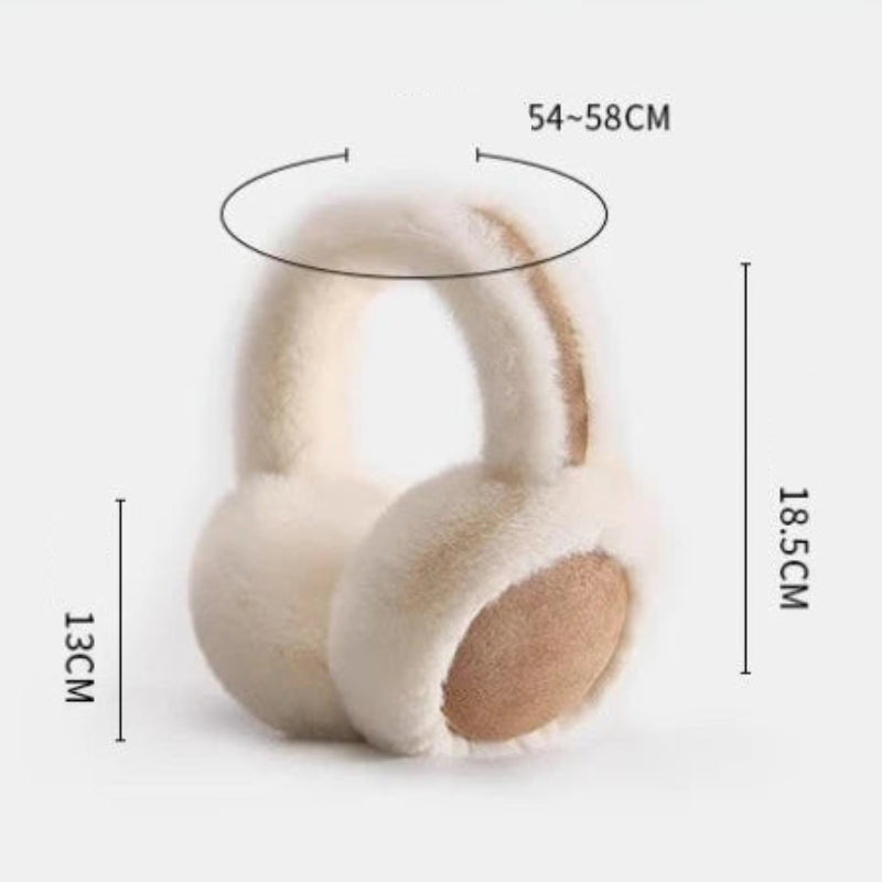 Plush Ear Muffs Winter Headband: Soft Protection from the Cold