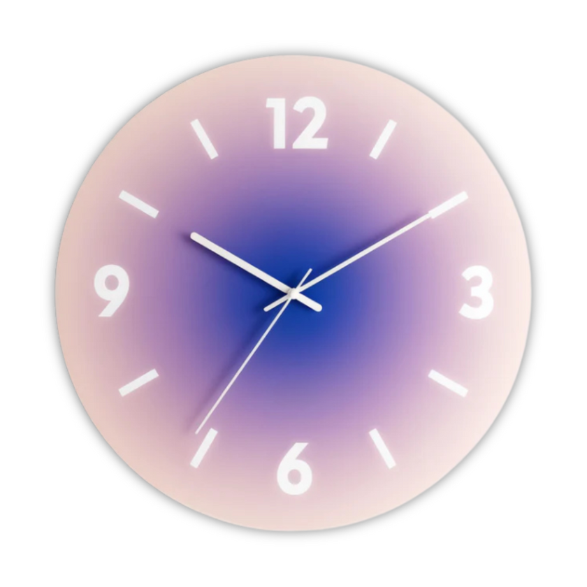 Sunset Glass Wall Clock