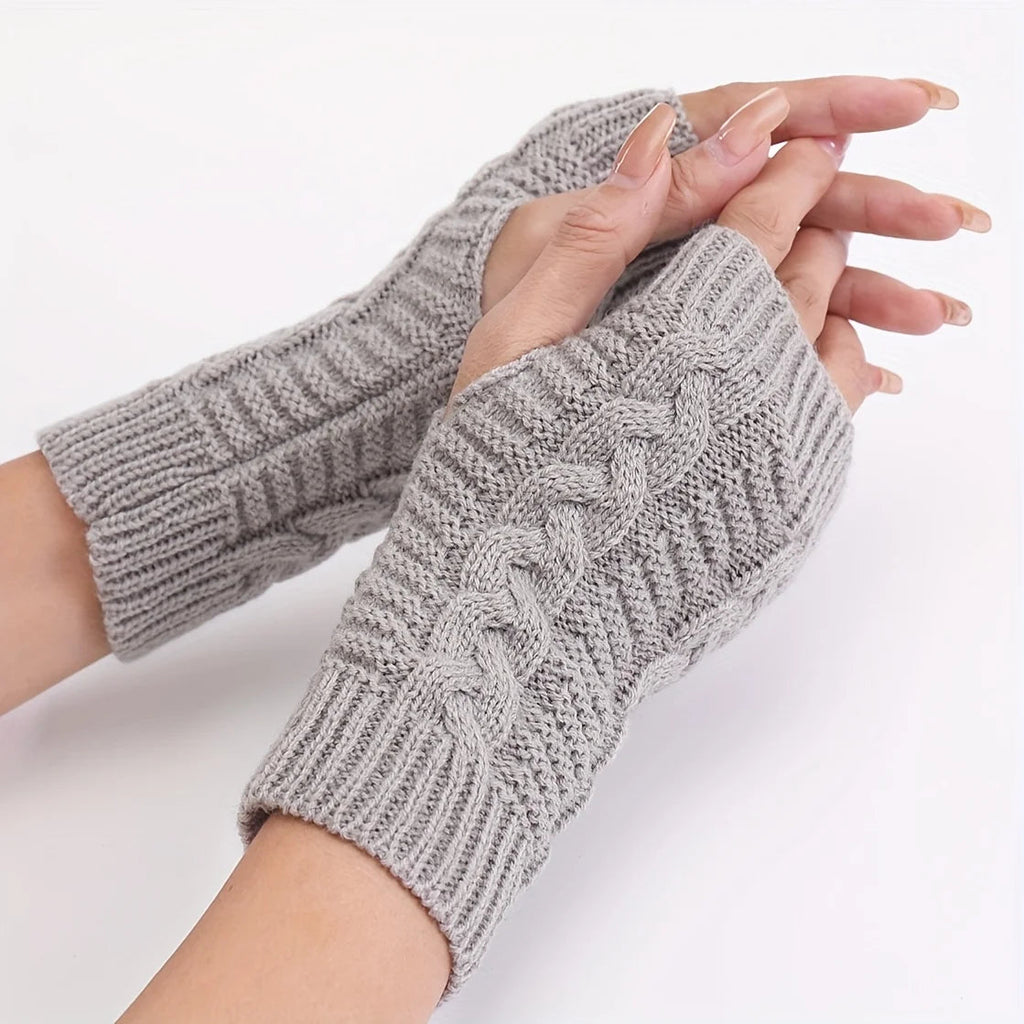 Knit Fingerless Gloves for Women: Warm and Stylish