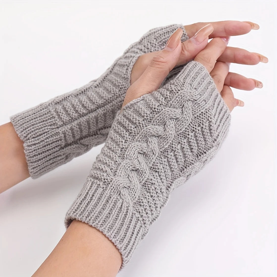 Knit Fingerless Gloves for Women: Warm and Stylish