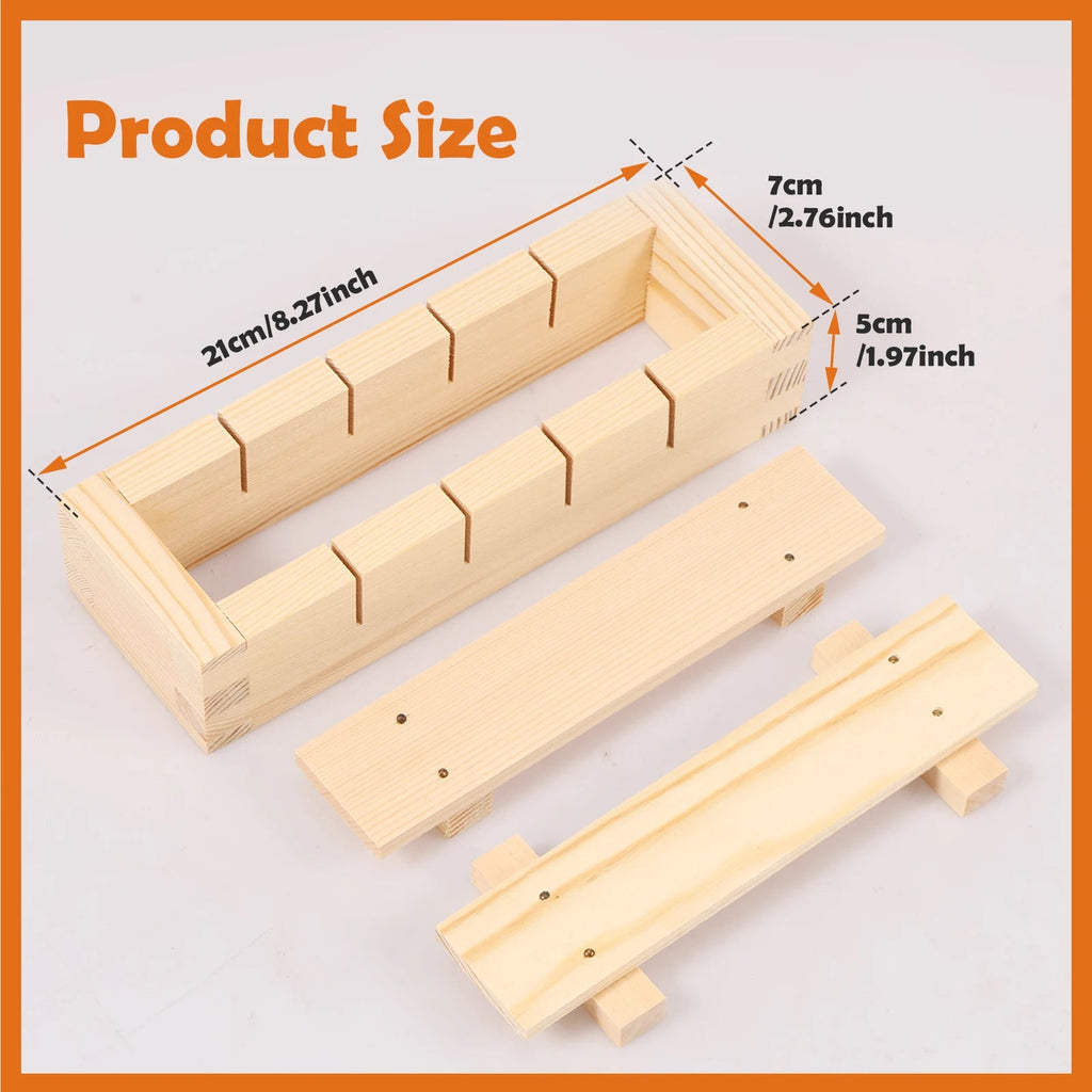 Wooden Sushi Maker Press Mold: Restaurant-Style Rolls at Home