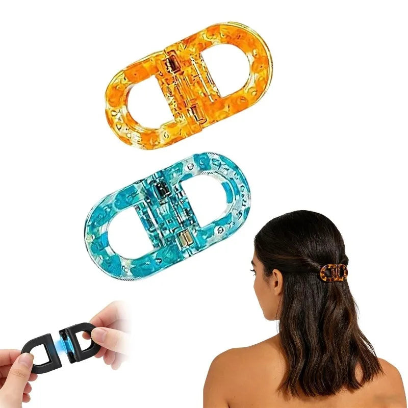 Magnetic Hairclip Set: Strong Hold, No Heat Styling