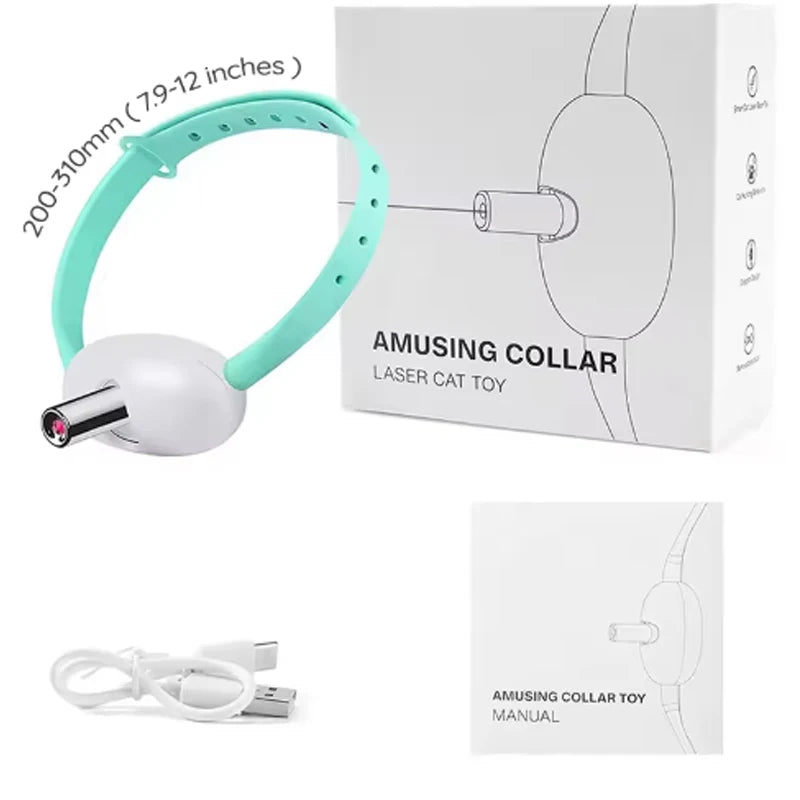 Laser Cat Collar with USB Charging: Active Play, Built In