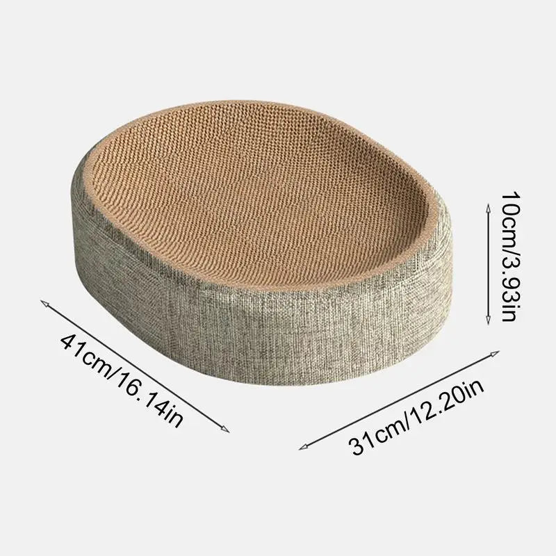 Sisal Cat Scratcher Bed: Scratch and Rest in One