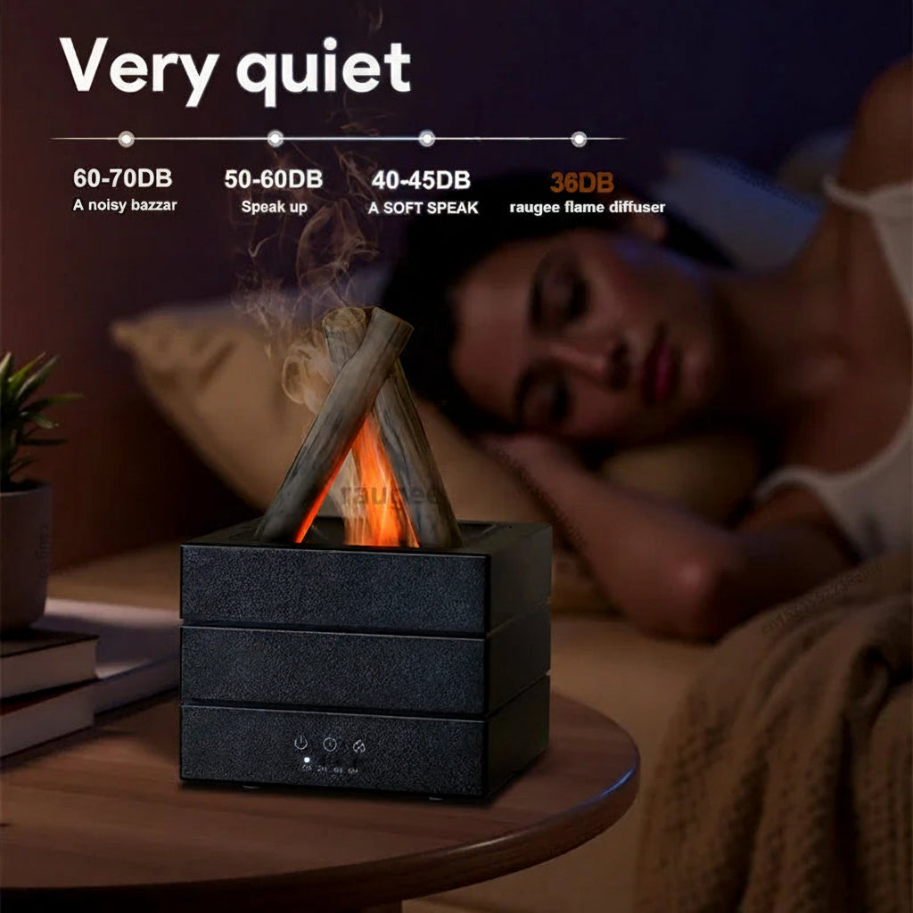 Flame Aroma Diffuser and Humidifier: Mist Meets Ambient Glow
