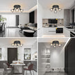 Industrial Adjustable Black Spotlight Ceiling Light