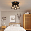 Industrial Adjustable Black Spotlight Ceiling Light