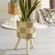 Bohemian Bamboo Flower Stand