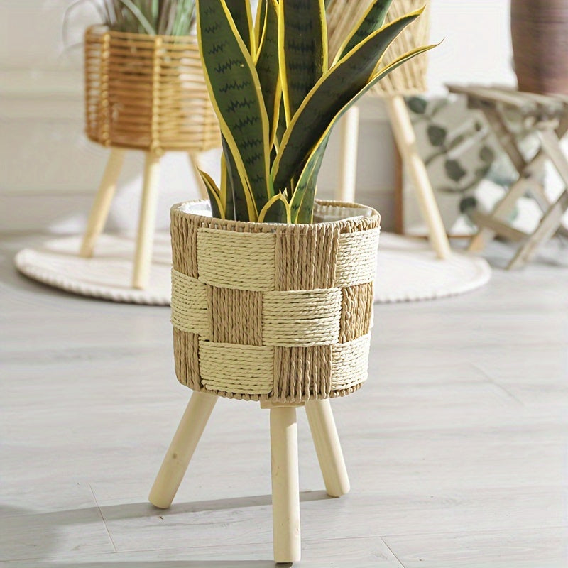 Bohemian Bamboo Flower Stand