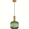 Modern Striped Glass Pendant Light