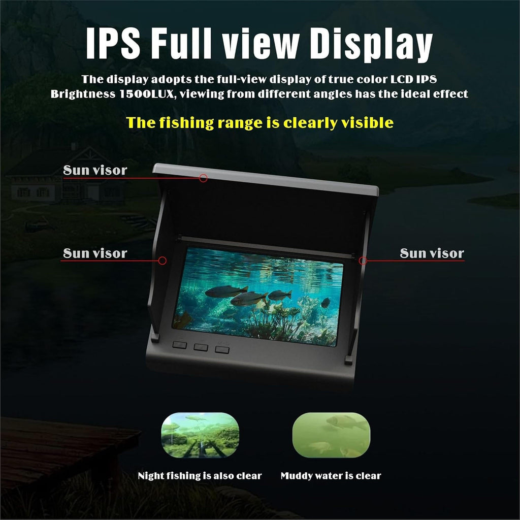 Portable Fish Finder Camera: See Underwater on a 4.3" LCD