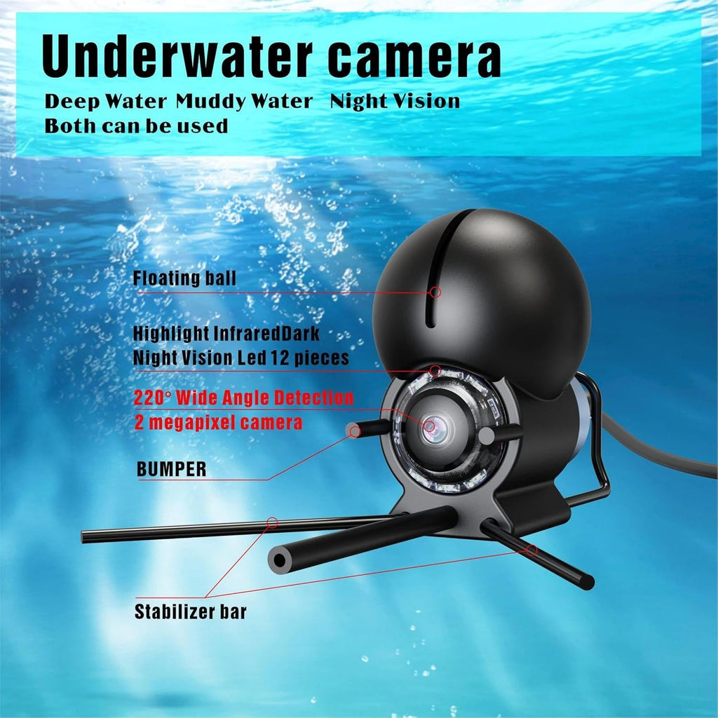 Portable Fish Finder Camera: See Underwater on a 4.3" LCD