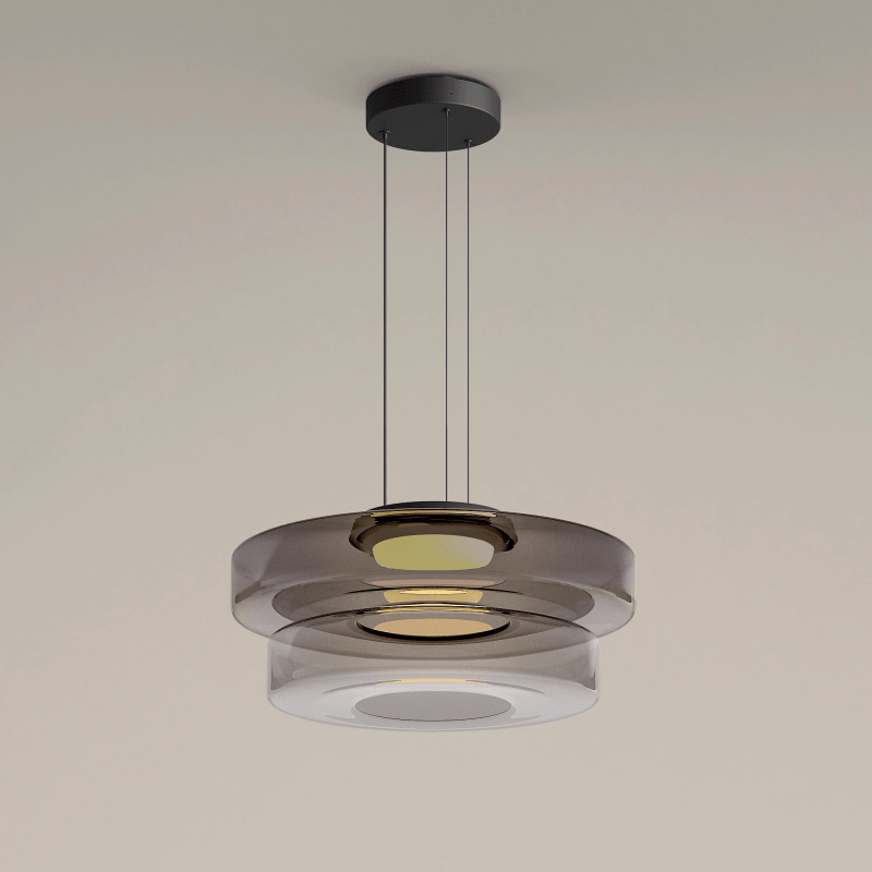 Bauhaus Layered Glass Pendant Light