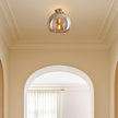 Vintage Bubble Glass Ceiling Light