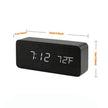Digital LED Wood Desk Alarm Clock