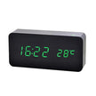 Digital LED Wood Desk Alarm Clock