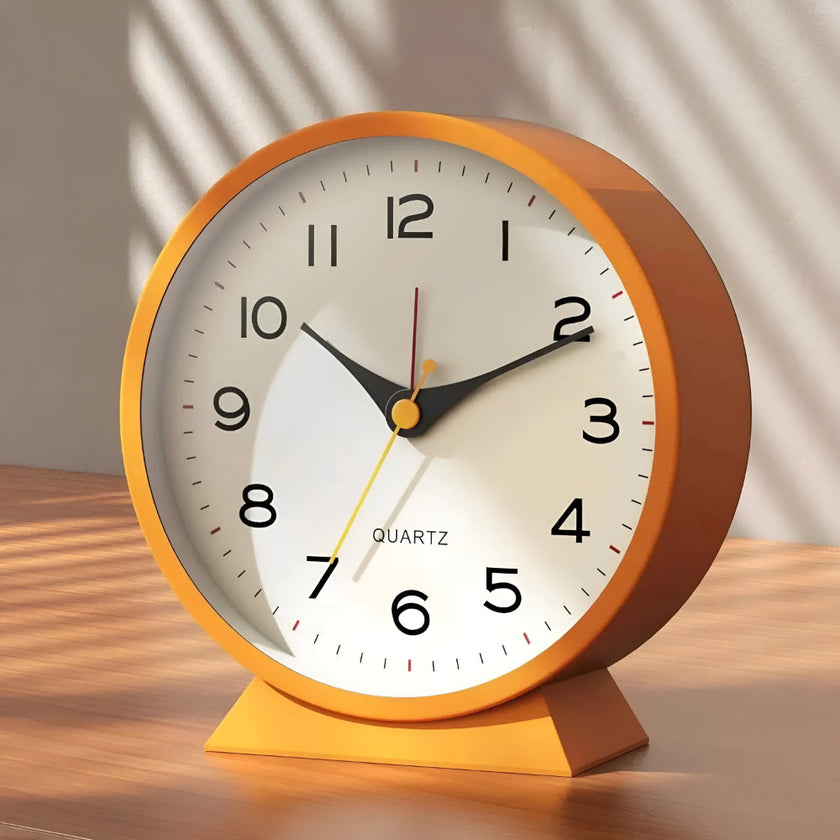 Silent Quartz Vintage Table Alarm Clock
