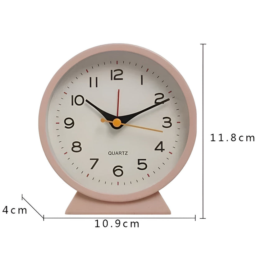 Silent Quartz Vintage Table Alarm Clock
