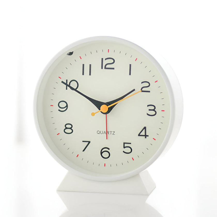Silent Quartz Vintage Table Alarm Clock