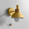 Nordic Wood Accent Wall Lamp