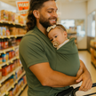 Stretch Wrap Baby Carrier Shirt