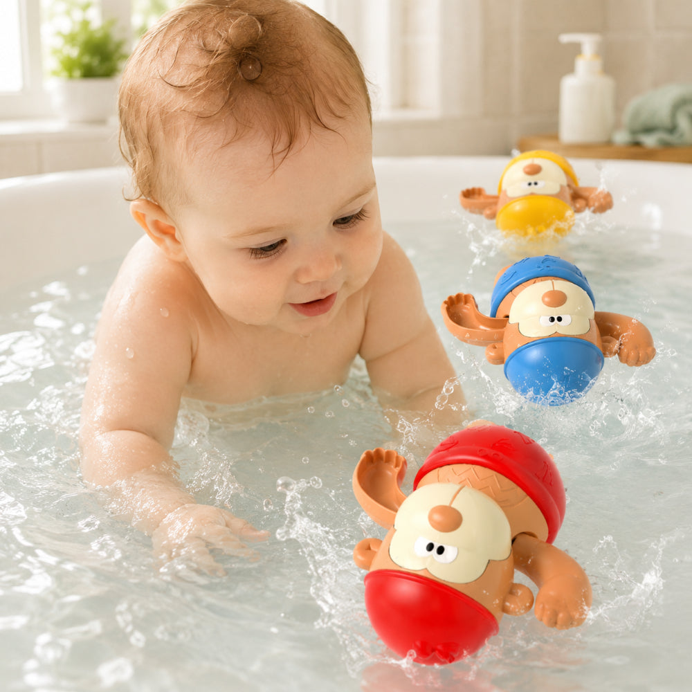 Wind-Up Swimming Bath Toy for Kids