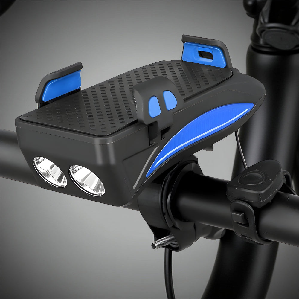 Bike Light, Mount and Powerbank Combo