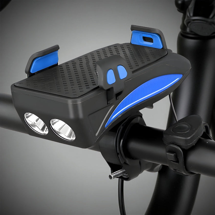 Bike Light, Mount and Powerbank Combo