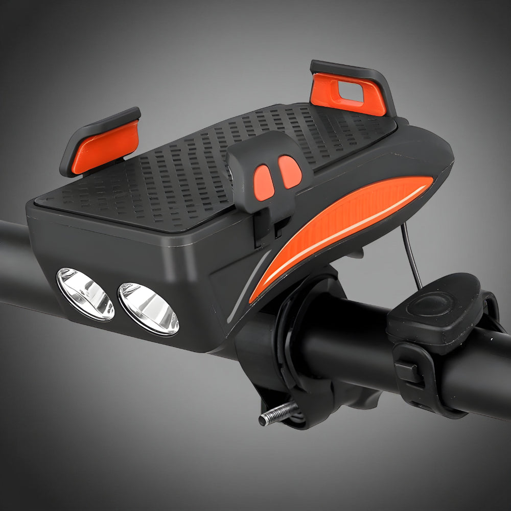Bike Light, Mount and Powerbank Combo