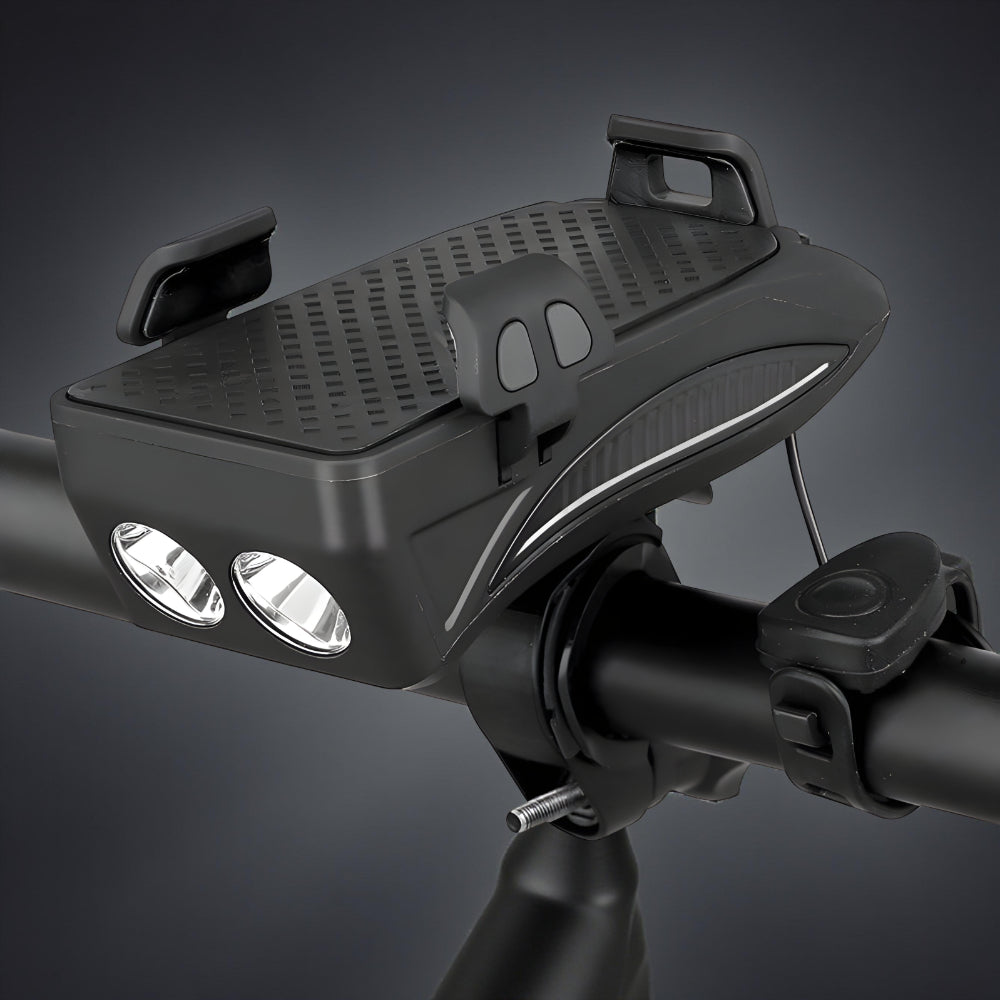 Bike Light, Mount and Powerbank Combo