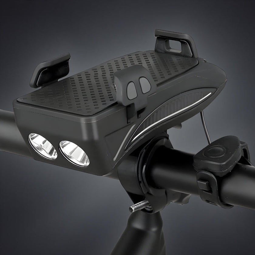 Bike Light, Mount and Powerbank Combo