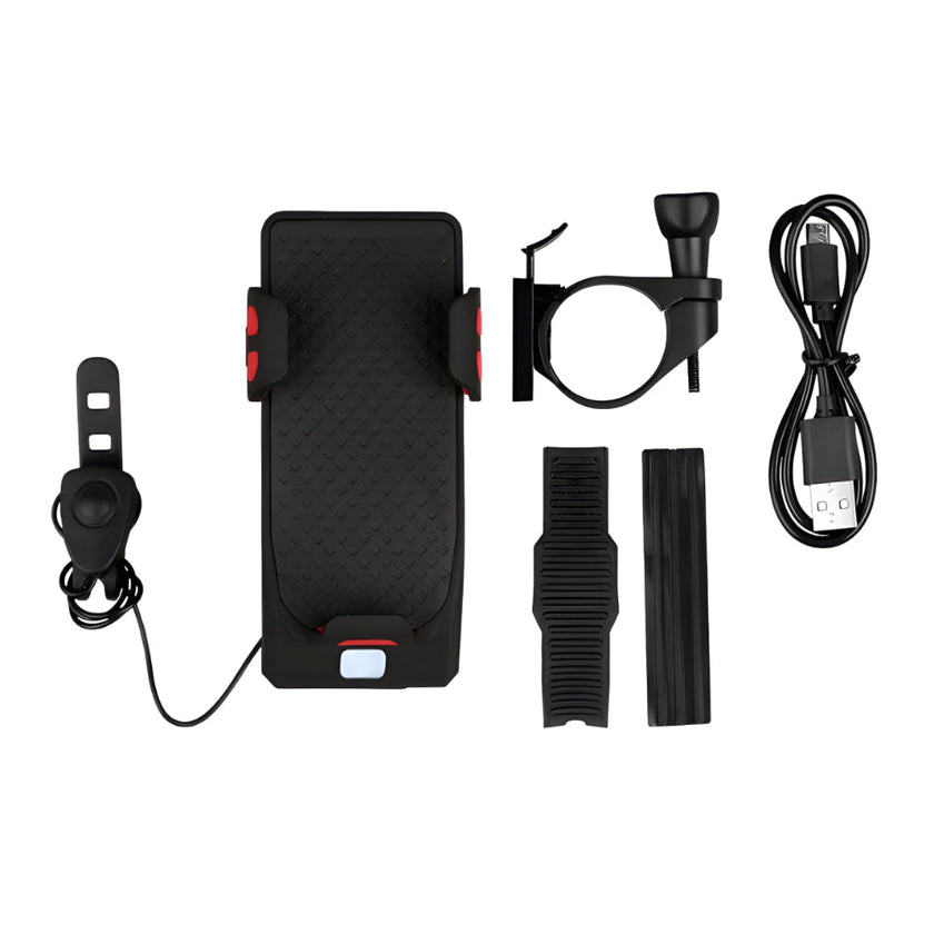 Bike Light, Mount and Powerbank Combo