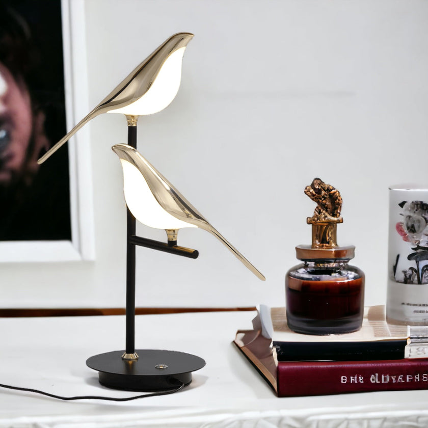 Golden Birdlight Wall Lamp